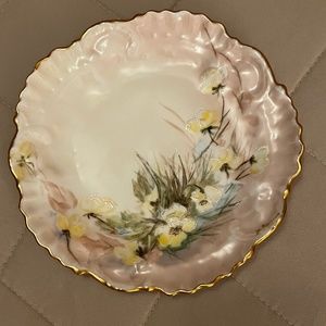 Limoges France ~ Beautiful Hand Painted Antique Plate ~ Signed